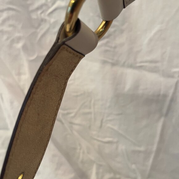 Coach Vintage -- 1457 Soho Blue Signature -- Canvas & White Leather Shoulder Bag - Picture 5 of 8